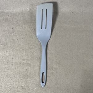 Vintage Slotted Spatula Utensil Blue Ensar Corp Nylon Plastic USA Made